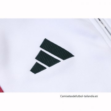 Chandal de Chaqueta del Real Madrid 2026-2027 Blanco Rojo