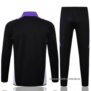 Chandal de Chaqueta del Real Madrid Nino 2024-2025 Negro