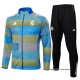 Chandal de Chaqueta del Real Madrid Nino 2025-2026 Azul Verde