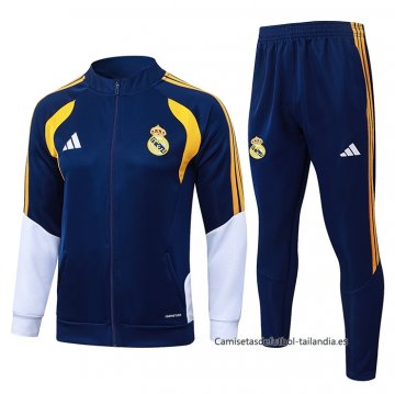 Chandal de Chaqueta del Real Madrid Nino 2026-2027 Azul Chandal de Chaqueta del Real Madrid Nino 2026-2027 Azul