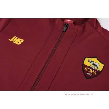 Chandal de Chaqueta del Roma 2021-2022 Rojo