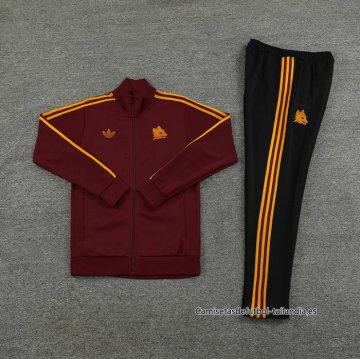 Chandal de Chaqueta del Roma 2023-2024 Rojo