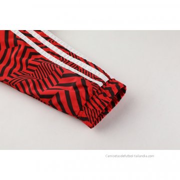 Chandal de Rompevientos del Manchester United 2021 Rojo
