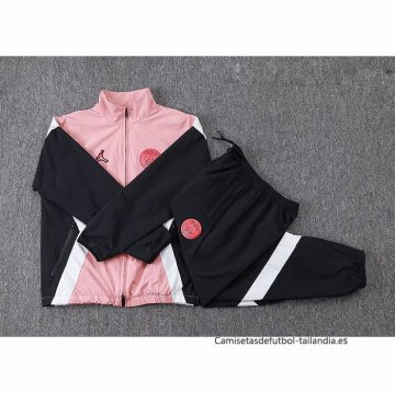 Chandal de Rompevientos del Paris Saint-Germain 2025-2026 Rosa Negro