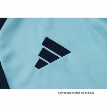 Chandal de Sudadera del Argentina Nino 2025-2026 Azul Negro