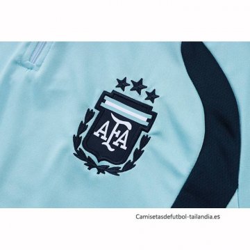 Chandal de Sudadera del Argentina Nino 2025-2026 Azul Negro