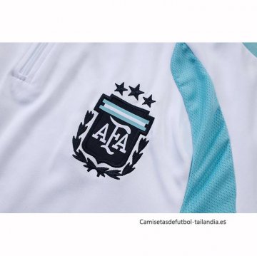 Chandal de Sudadera del Argentina Nino 2025-2026 Blanco