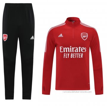 Chandal de Sudadera del Arsenal 2021-2022 Rojo Chandal de Sudadera del Arsenal 2021-2022 Rojo