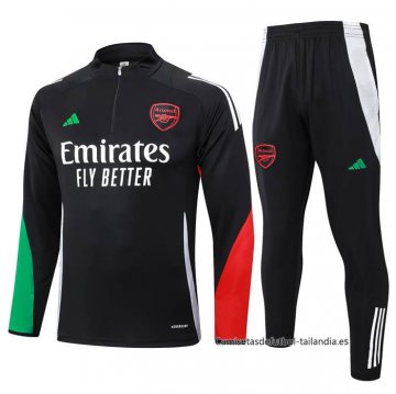 Chandal de Sudadera del Arsenal Nino 2024-2025 Negro Chandal de Sudadera del Arsenal Nino 2024-2025 Negro