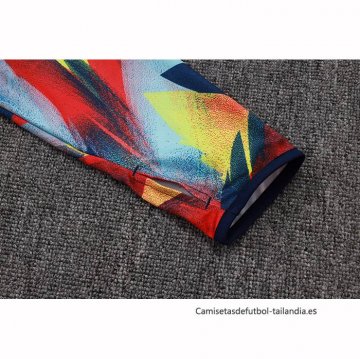 Chandal de Sudadera del Arsenal Nino 2025-2026 Azul Amarillo Rojo
