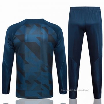 Chandal de Sudadera del Barcelona 2023-2024 Azul