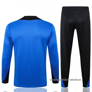 Chandal de Sudadera del Barcelona 2024-2025 Azul