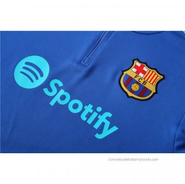 Chandal de Sudadera del Barcelona 2023-2024 Azul