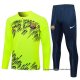 Chandal de Sudadera del Barcelona 2024-2025 Verde Fluorescente