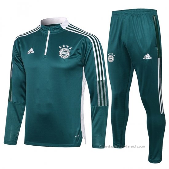 Chandal de Sudadera del Bayern Munich 2021-2022 Verde - Haga un click en la imagen para cerrar