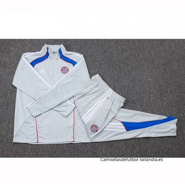 Chandal de Sudadera del Bayern Munich Nino 2025-2026 Gris