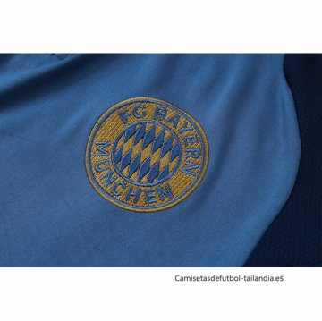 Chandal de Sudadera del Bayern Munich Nino 2026-2027 Azul Gris