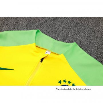 Chandal de Sudadera del Brasil 2024-2025 Amarillo