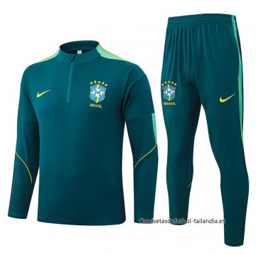 Chandal de Sudadera del Brasil 2026-2027 Verde Chandal de Sudadera del Brasil 2026-2027 Verde