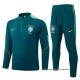 Chandal de Sudadera del Brasil Nino 2026-2027 Verde