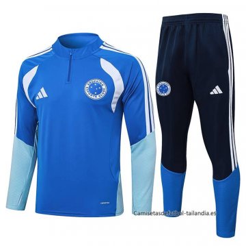 Chandal de Sudadera del Cruzeiro Nino 2026-2027 Azul Chandal de Sudadera del Cruzeiro Nino 2026-2027 Azul