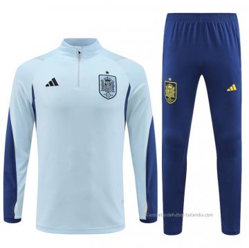 Chandal de Sudadera del Espana 2022-2023 Azul Claro Chandal de Sudadera del Espana 2022-2023 Azul Claro