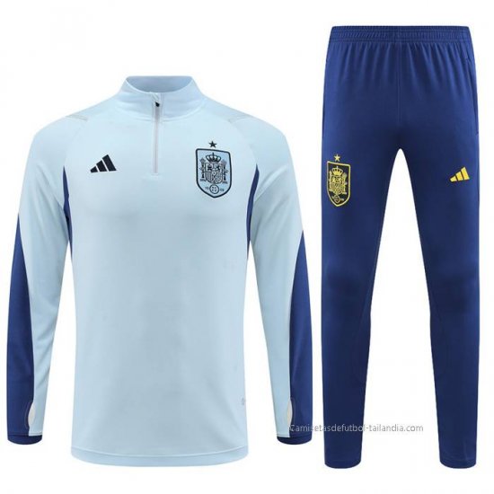 Chandal de Sudadera del Espana 2022-2023 Azul Claro - Haga un click en la imagen para cerrar
