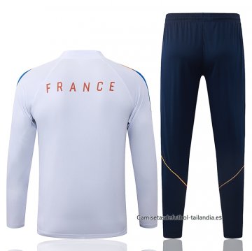 Chandal de Sudadera del Francia Nino 2026-2027 Blanco