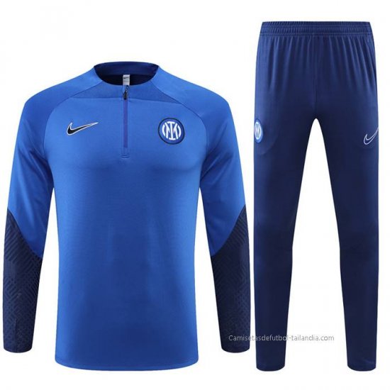 Chandal de Sudadera del Inter Milan 2022-2023 Azul - Haga un click en la imagen para cerrar