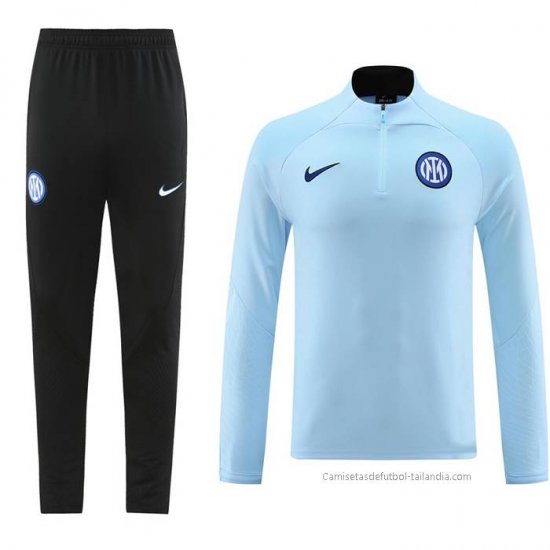 Chandal de Sudadera del Inter Milan 2023-2024 Azul Claro - Haga un click en la imagen para cerrar