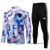 Chandal de Sudadera del Japon Nino 2025-2026 Blanco Azul Chandal de Sudadera del Japon Nino 2025-2026 Blanco Azul