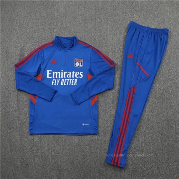 Chandal de Sudadera del Lyon 2022-2023 Azul