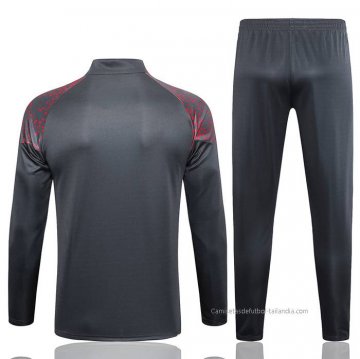 Chandal de Sudadera del Manchester City 2023-2024 Gris