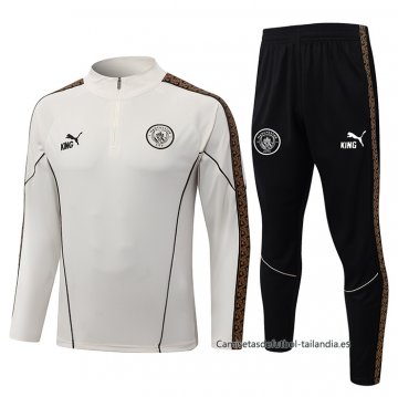 Chandal de Sudadera del Manchester City 2026-2027 Crema Chandal de Sudadera del Manchester City 2026-2027 Crema