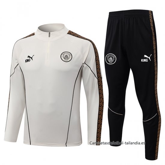 Chandal de Sudadera del Manchester City 2026-2027 Crema - Haga un click en la imagen para cerrar
