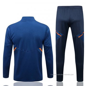 Chandal de Sudadera del Manchester United 2022-2023 Azul