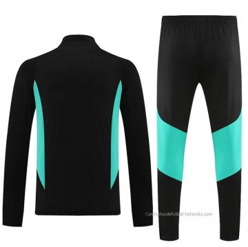 Chandal de Sudadera del Manchester United Nino 2023-2024 Negro