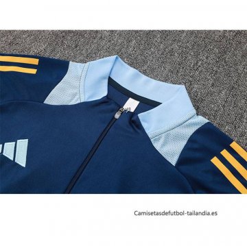 Chandal de Sudadera del NinoReal Madrid Nino 2024-2025 Azul
