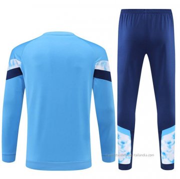 Chandal de Sudadera del Olympique Marsella 2022 Azul Claro