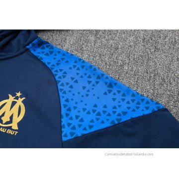 Chandal de Sudadera del Olympique Marsella 2023-2024 Azul Oscuro