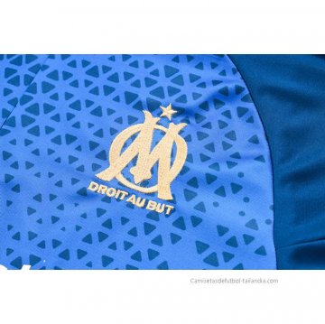 Chandal de Sudadera del Olympique Marsella 2023-2024 Azul Oscuro