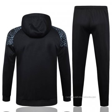 Chandal de Sudadera del Olympique Marsella 2023-2024 Negro y Gris