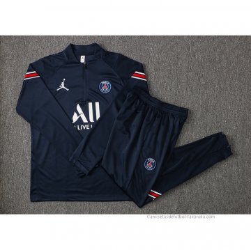 Chandal de Sudadera del Paris Saint-Germain Nino 2021-2022 Azul