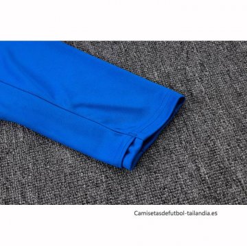 Chandal de Sudadera del Paris Saint-Germain Nino 2025-2026 Azul Rojo