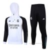 Chandal de Sudadera del Real Madrid Nino 2023-2024 Blanco Chandal de Sudadera del Real Madrid Nino 2023-2024 Blanco