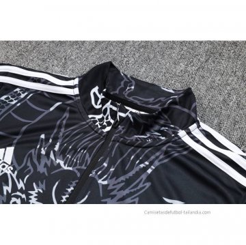Chandal de Sudadera del Real Madrid Nino 2023-2024 Negro