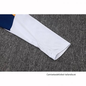 Chandal de Sudadera del Real Madrid Nino 2026-2027 Azul