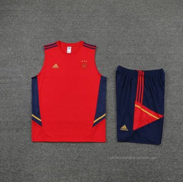 Chandal del Ajax Sin Mangas 2022-2023 Rojo