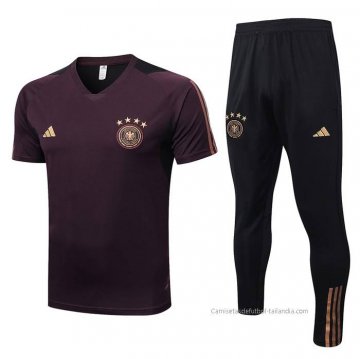 Chandal del Alemania Manga Corta 2022-2023 Marron Chandal del Alemania Manga Corta 2022-2023 Marron