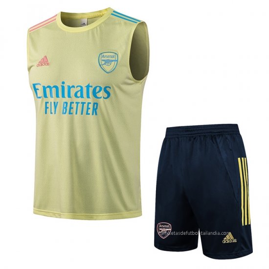 Chandal del Arsenal Sin Mangas 2021-2022 Amarillo - Haga un click en la imagen para cerrar